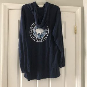 ivory ella Tops - Ella Fit Dark Navy Tee Shirt Hoodie ivory ella Tops - Ella Fit Dark Navy Tee Shirt Hoodie